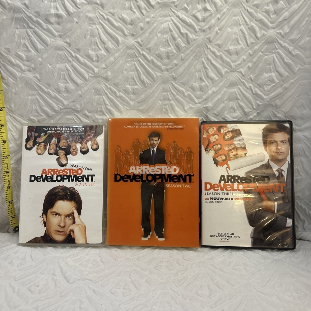 Arrested Development Seasons 1–3 DVD Box Set Lot